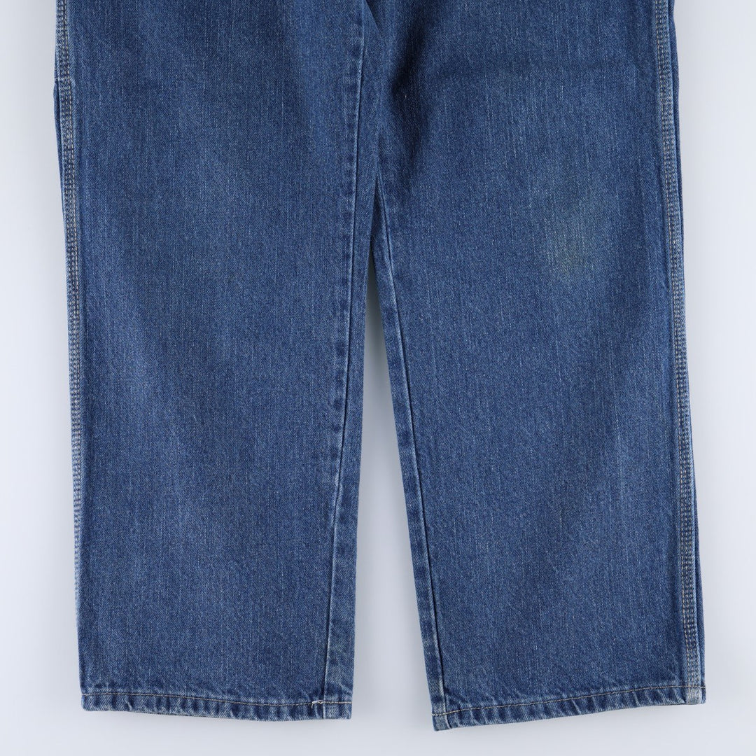 Dickies denim painter pants for men, equivalent to W34 cotton blue type Vintage Second Hand