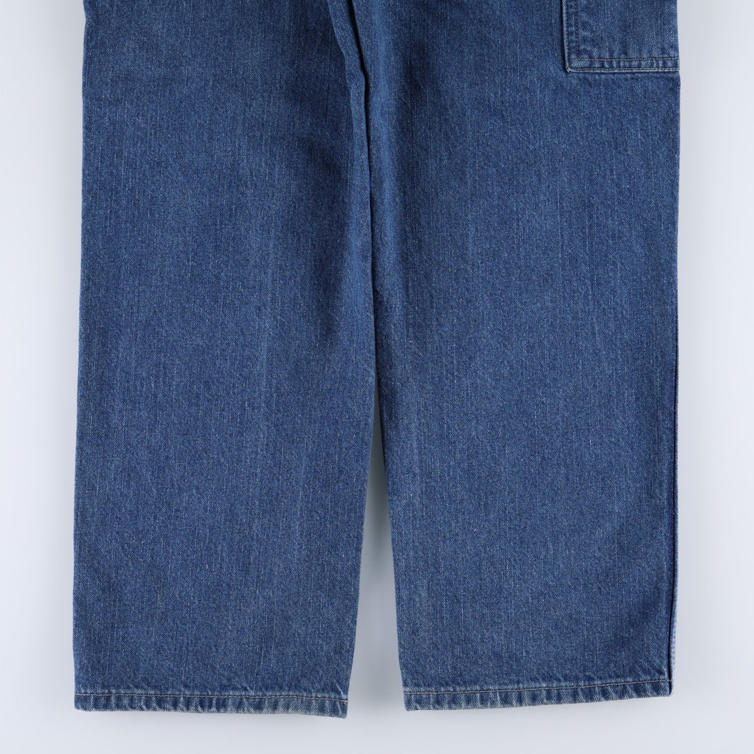 Dickies denim painter pants for men, equivalent to W34 cotton blue type Vintage Second Hand
