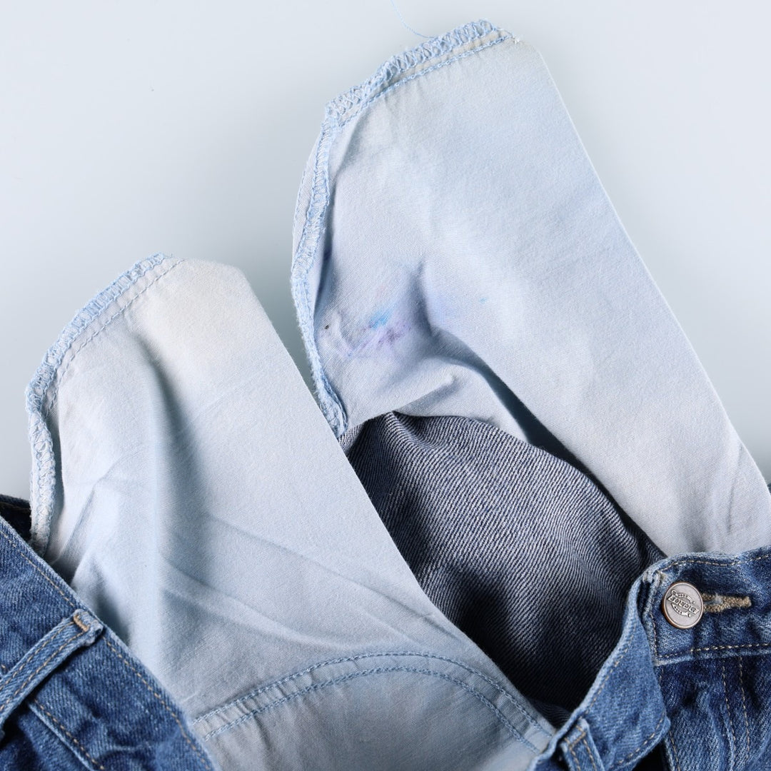 Dickies denim painter pants for men, equivalent to W34 cotton blue type Vintage Second Hand