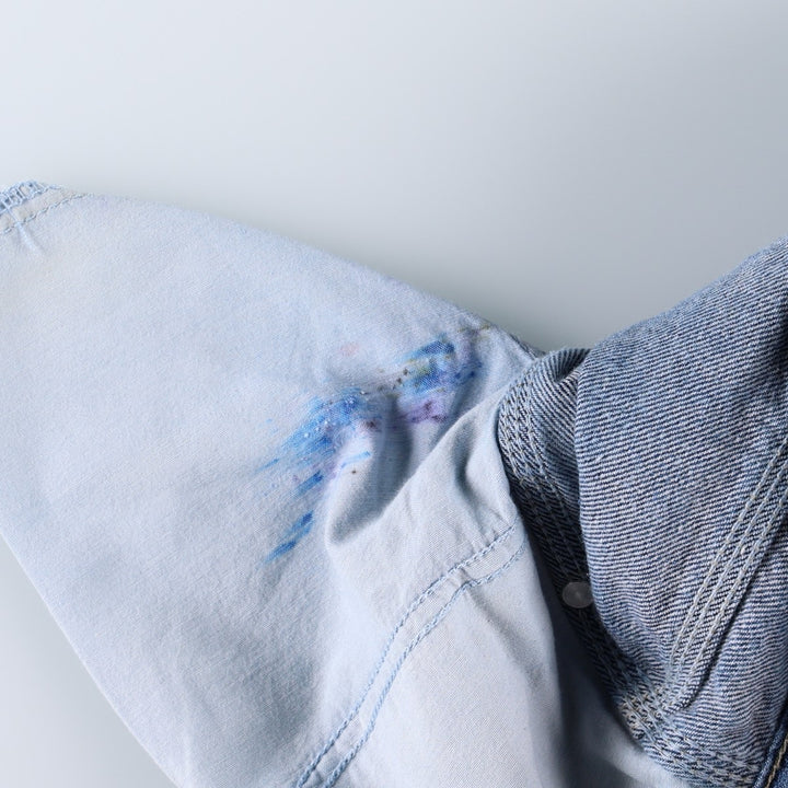 Dickies denim painter pants for men, equivalent to W34 cotton blue type Vintage Second Hand