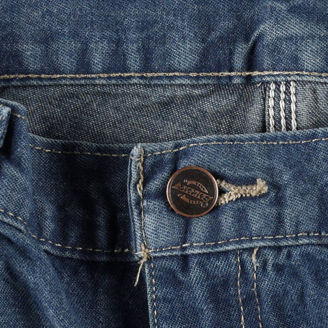 Dickies denim painter pants for men, equivalent to W31 cotton blue type Vintage Second Hand