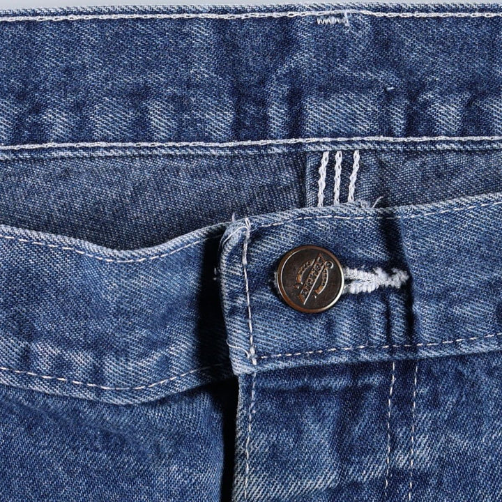 Dickies denim painter pants for men, equivalent to W37 cotton blue type Vintage Second Hand