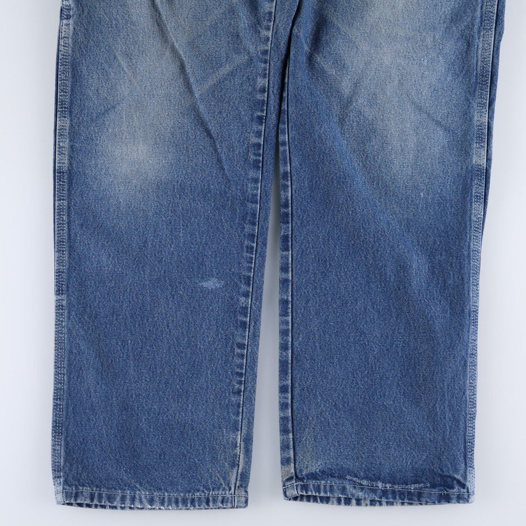 Dickies denim painter pants for men, equivalent to W37 cotton blue type Vintage Second Hand