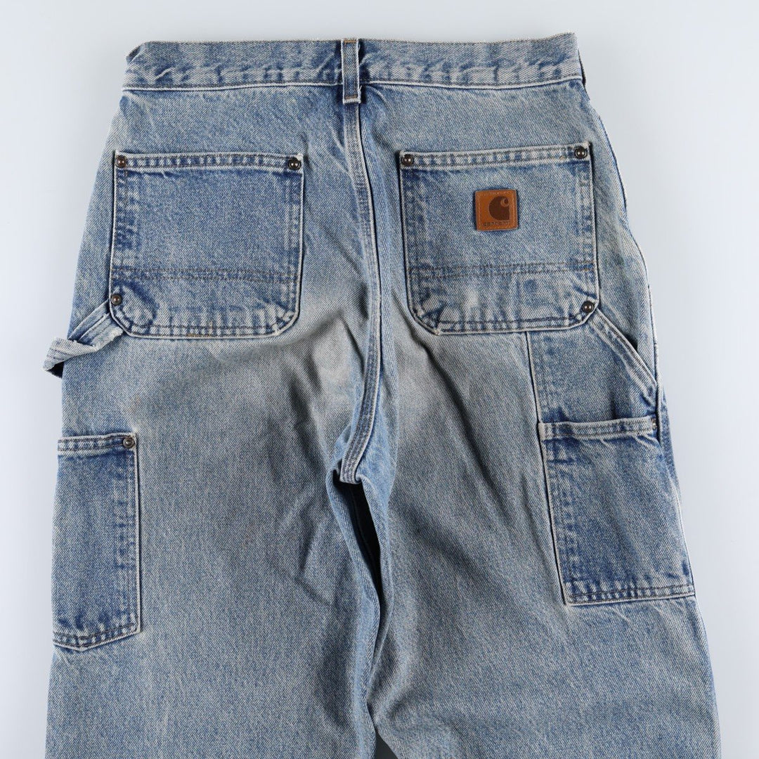 Carhartt Loose Original Fit Double Knee Denim Painter Pants, Men's W29 (approx.) cotton blue type Vintage Second Hand