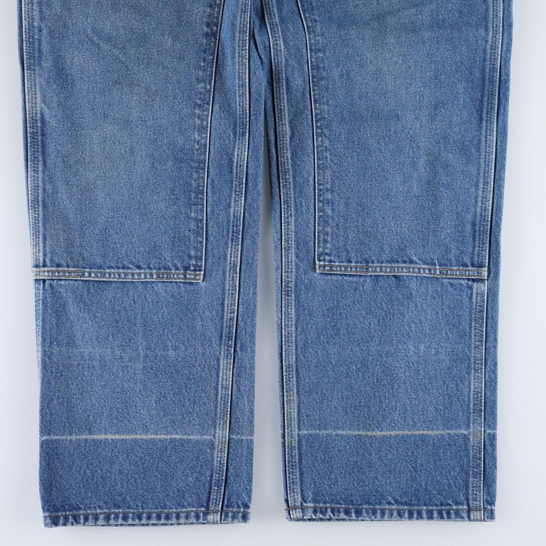 Carhartt Original Dungaree Fit Double Knee Denim Painter Pants, Men's W34 (approx.) cotton blue type Vintage Second Hand