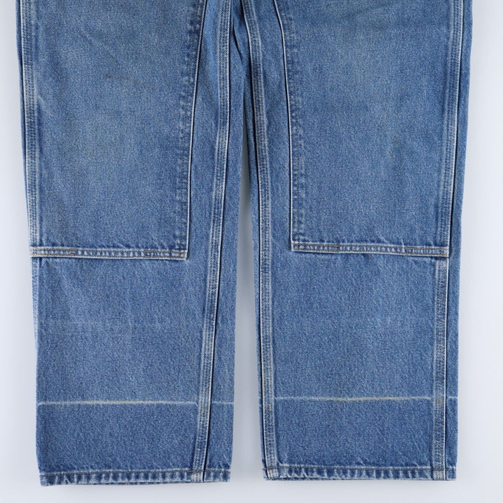 Carhartt Original Dungaree Fit Double Knee Denim Painter Pants, Men's W34 (approx.) cotton blue type Vintage Second Hand