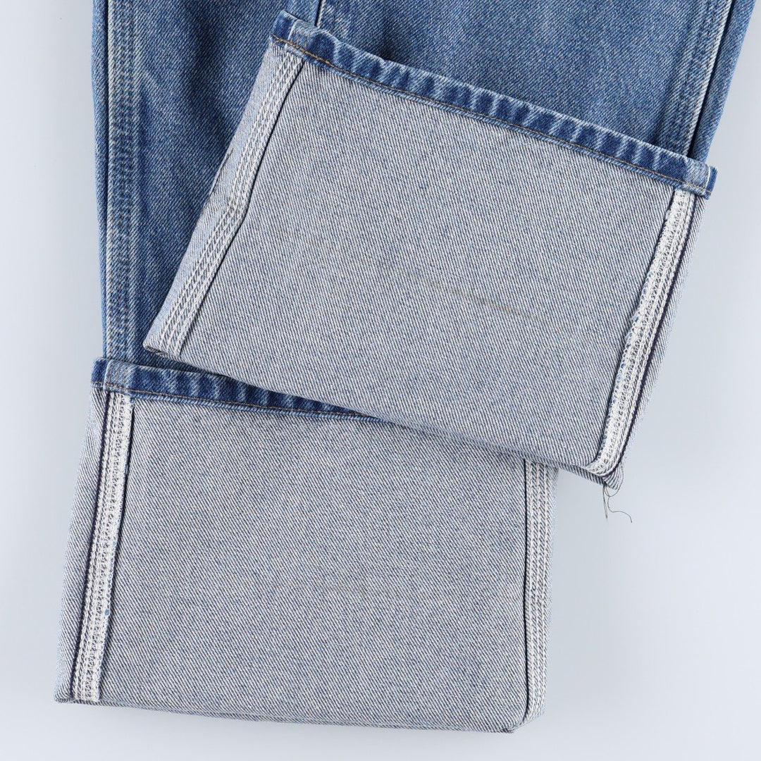 Carhartt Original Dungaree Fit Double Knee Denim Painter Pants, Men's W34 (approx.) cotton blue type Vintage Second Hand