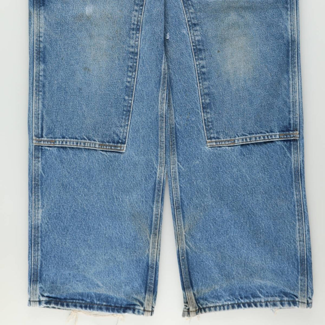 Carhartt Loose Original Fit Double Knee Denim Painter Pants, Men's Size W34 (approx.) cotton blue type Vintage Second Hand