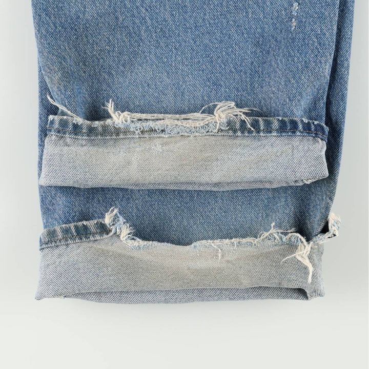 Carhartt Loose Original Fit Double Knee Denim Painter Pants, Men's Size W34 (approx.) cotton blue type Vintage Second Hand