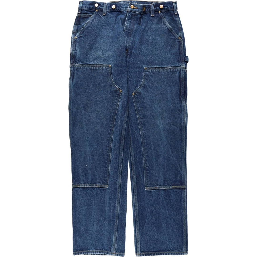 Carhartt ORIGINAL FIT Double Knee Denim Painter Pants, Men's W39 (approx.) cotton blue type Vintage Second Hand