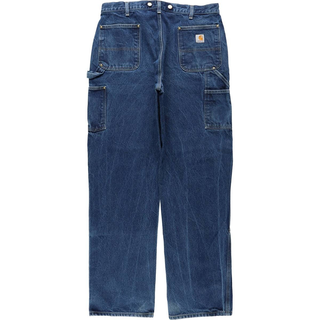 Carhartt ORIGINAL FIT Double Knee Denim Painter Pants, Men's W39 (approx.) cotton blue type Vintage Second Hand