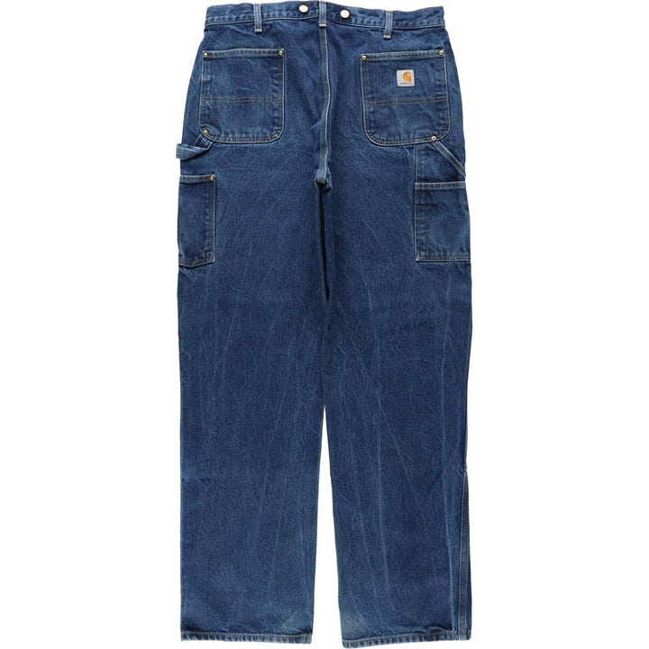 Carhartt ORIGINAL FIT Double Knee Denim Painter Pants, Men's W39 (approx.) cotton blue type Vintage Second Hand