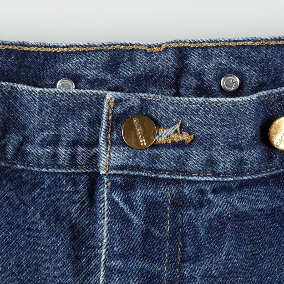 Carhartt ORIGINAL FIT Double Knee Denim Painter Pants, Men's W39 (approx.) cotton blue type Vintage Second Hand