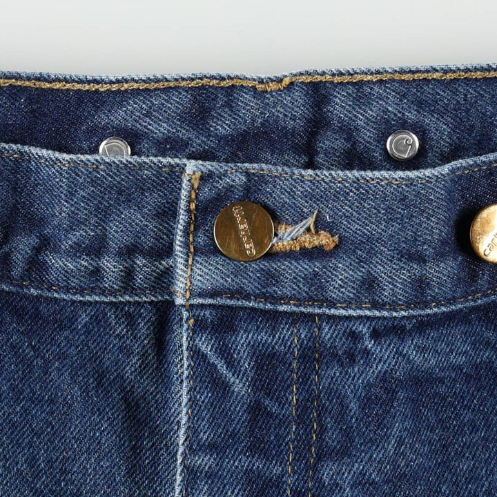 Carhartt ORIGINAL FIT Double Knee Denim Painter Pants, Men's W39 (approx.) cotton blue type Vintage Second Hand