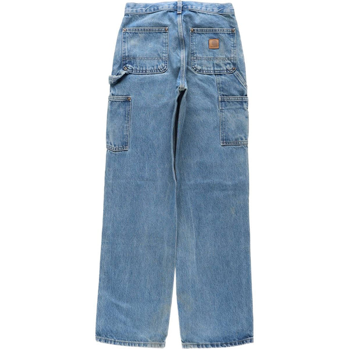 Carhartt Loose Original Fit Double Knee Denim Painter Pants, Men's Size W28 (approx.) cotton blue type Vintage Second Hand
