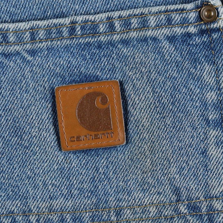 Carhartt Loose Original Fit Double Knee Denim Painter Pants, Men's Size W28 (approx.) cotton blue type Vintage Second Hand