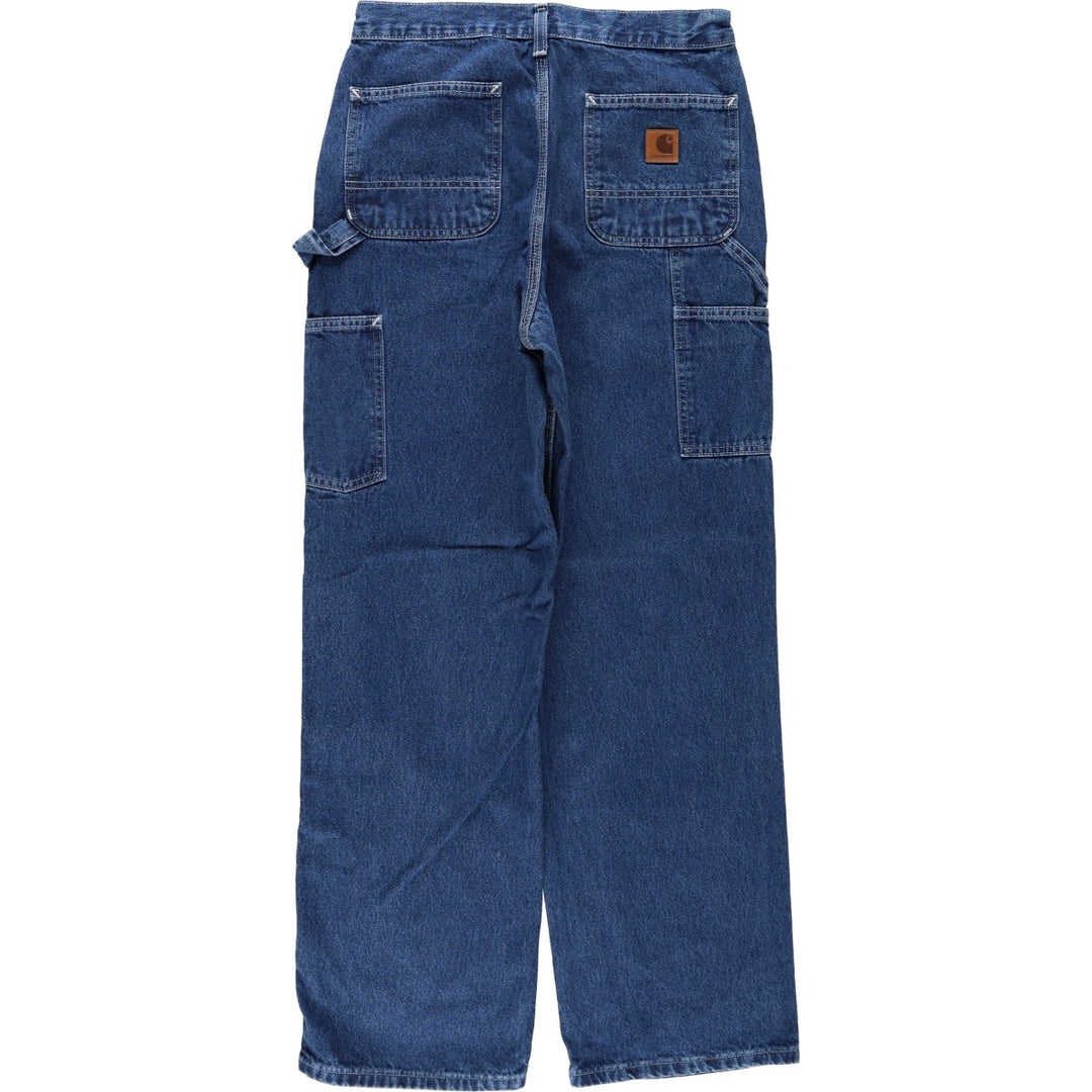 Carhartt Loose Original Fit Denim Painter Pants, Men's, W30 equivalent cotton blue type Vintage Second Hand