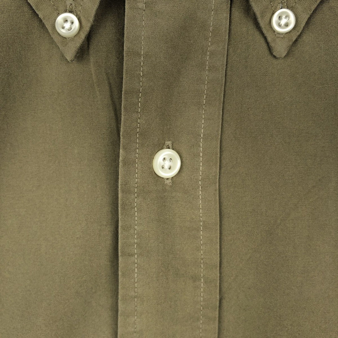 Ralph Lauren Classic Fit Long Sleeve Button Down Shirt Men's M cotton Khaki type Vintage Second Hand