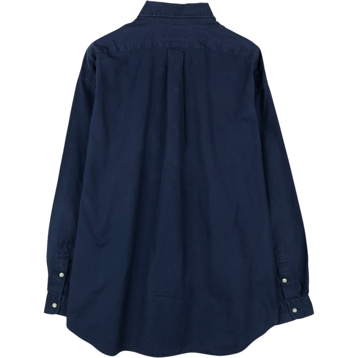 Ralph Lauren BLAKE long sleeve button down shirt, men's XL size cotton navy blue type Vintage Second Hand