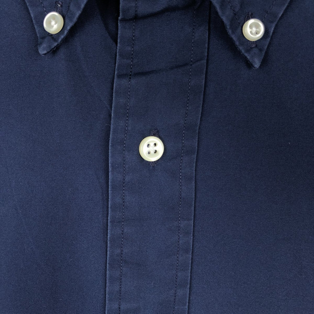 Ralph Lauren BLAKE long sleeve button down shirt, men's XL size cotton navy blue type Vintage Second Hand