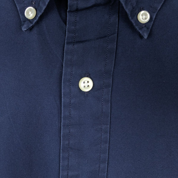 Ralph Lauren BLAKE long sleeve button down shirt, men's XL size cotton navy blue type Vintage Second Hand