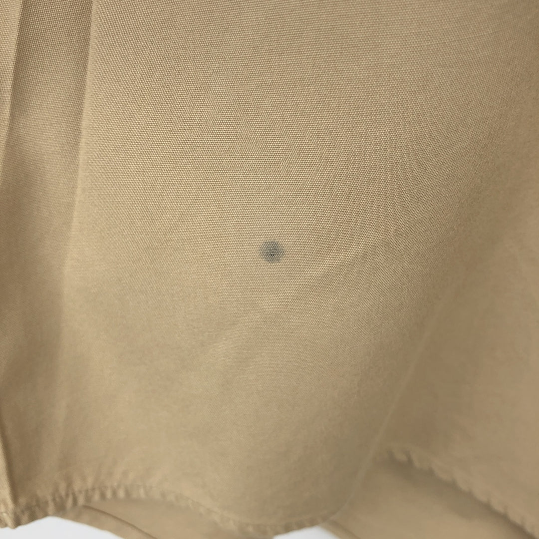 Ralph Lauren Classic Fit Long Sleeve Button Down Shirt Men's XL cotton beige type brown Vintage Second Hand
