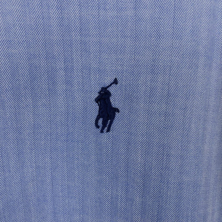Ralph Lauren long sleeve button down shirt, men's XL size unclear Blue type light blue Vintage Second Hand