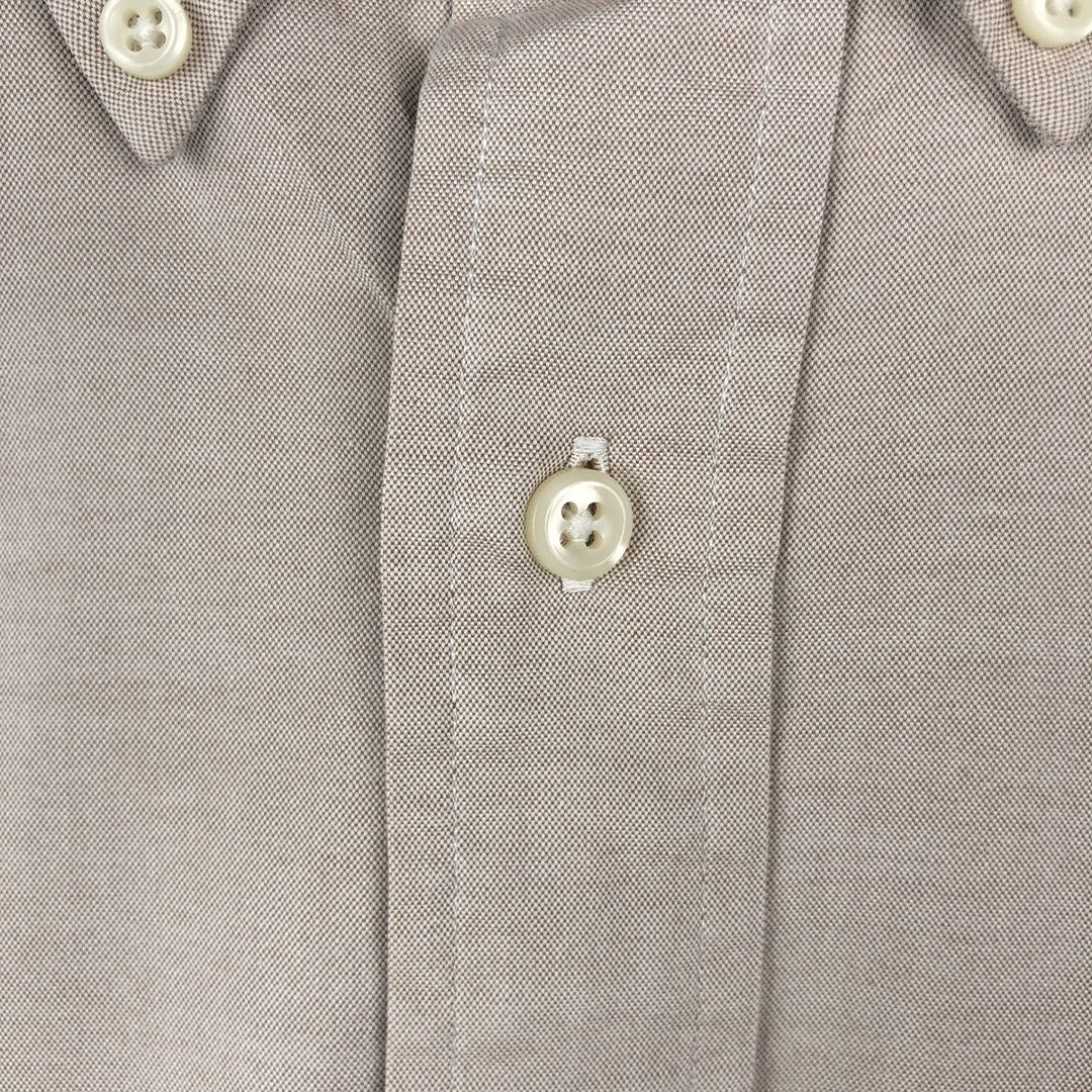 Ralph Lauren POLO by Ralph Lauren YARMOUTH long sleeve button down shirt, men's size L cotton gray type Vintage Second Hand