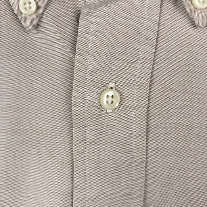 Ralph Lauren POLO by Ralph Lauren YARMOUTH long sleeve button down shirt, men's size L cotton gray type Vintage Second Hand