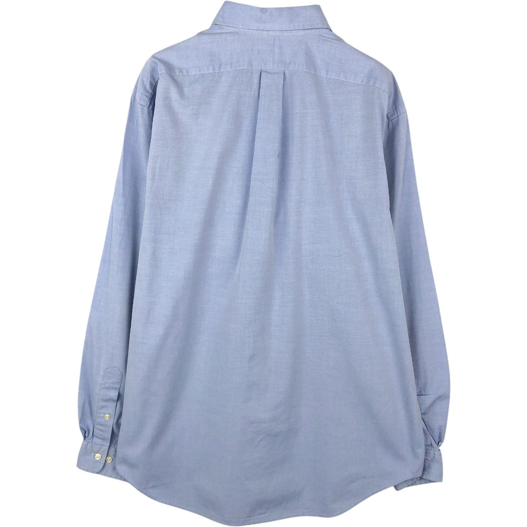 Ralph Lauren Classic Fit Long Sleeve Button Down Shirt, Men's Size L cotton Blue type light blue Vintage Second Hand