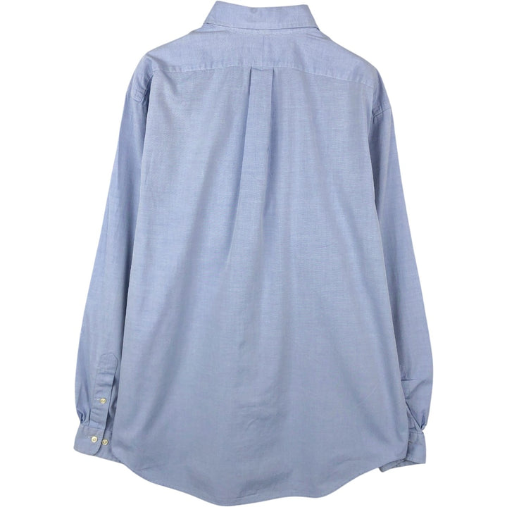 Ralph Lauren Classic Fit Long Sleeve Button Down Shirt, Men's Size L cotton Blue type light blue Vintage Second Hand