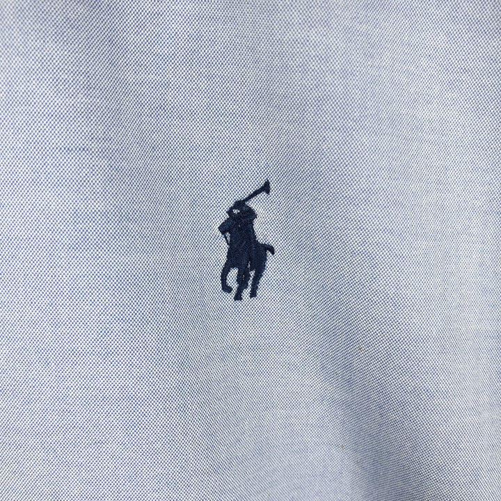 Ralph Lauren Classic Fit Long Sleeve Button Down Shirt, Men's Size L cotton Blue type light blue Vintage Second Hand
