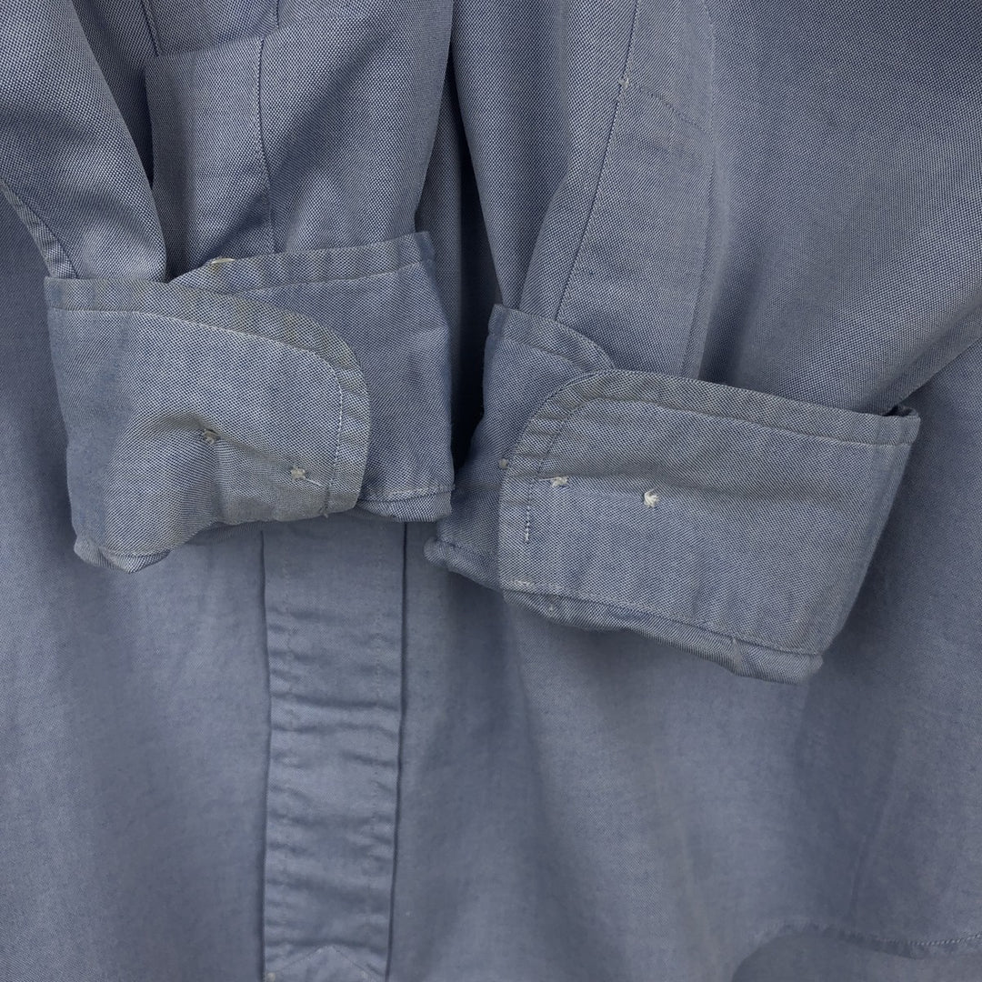 Ralph Lauren Classic Fit Long Sleeve Button Down Shirt, Men's Size L cotton Blue type light blue Vintage Second Hand