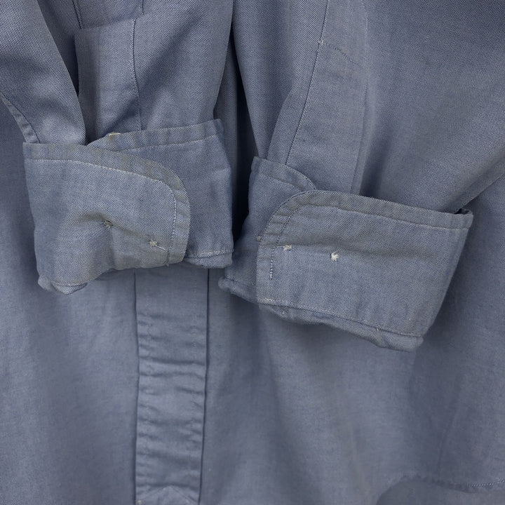 Ralph Lauren Classic Fit Long Sleeve Button Down Shirt, Men's Size L cotton Blue type light blue Vintage Second Hand