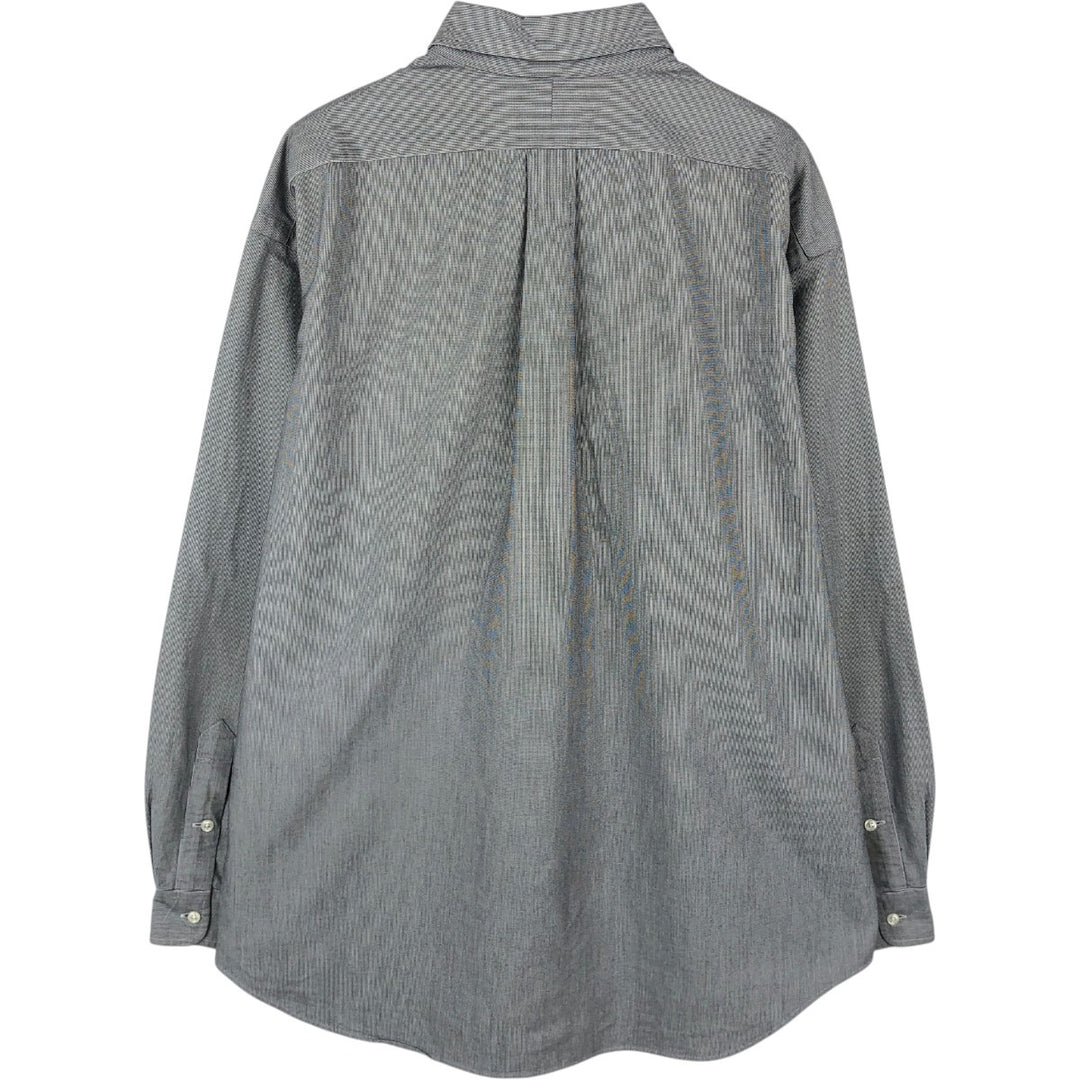 Ralph Lauren BLAKE long sleeve button down shirt, men's XL size cotton black type Vintage Second Hand