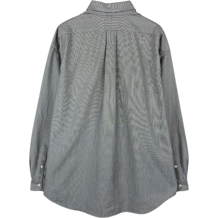 Ralph Lauren BLAKE long sleeve button down shirt, men's XL size cotton black type Vintage Second Hand
