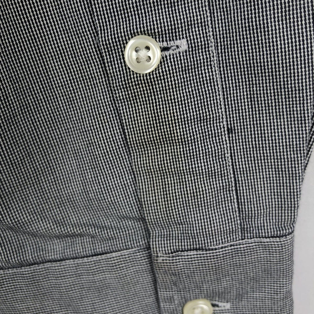 Ralph Lauren BLAKE long sleeve button down shirt, men's XL size cotton black type Vintage Second Hand