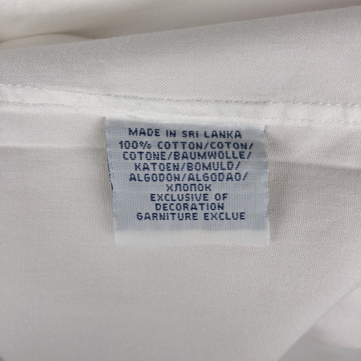 Ralph Lauren POLO RALPH LAUREN CLASSIC FIT long sleeve button down shirt men's XL equivalent cotton white type Vintage Second Hand