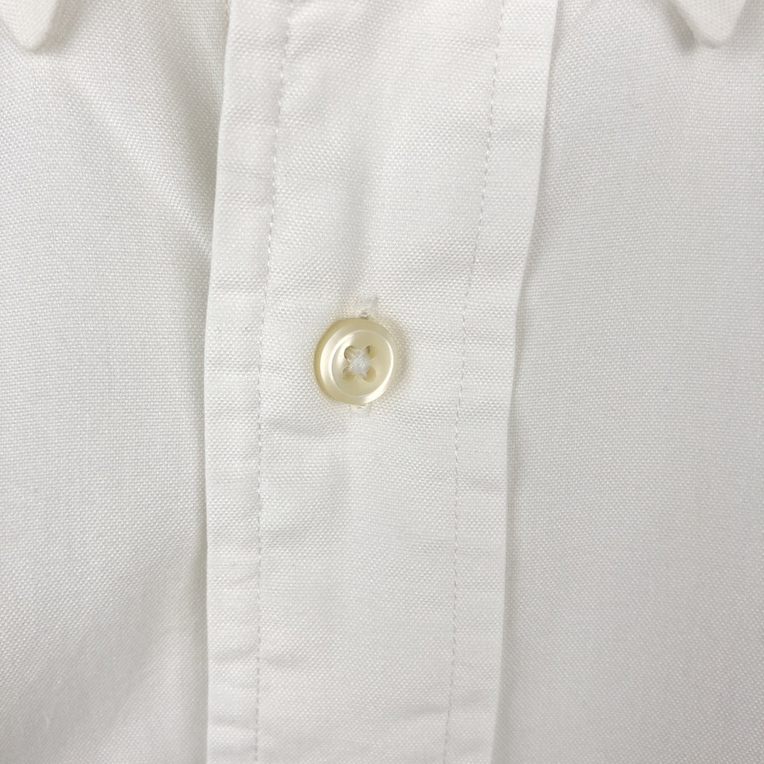Ralph Lauren POLO RALPH LAUREN CLASSIC FIT long sleeve button down shirt men's XL equivalent cotton white type Vintage Second Hand