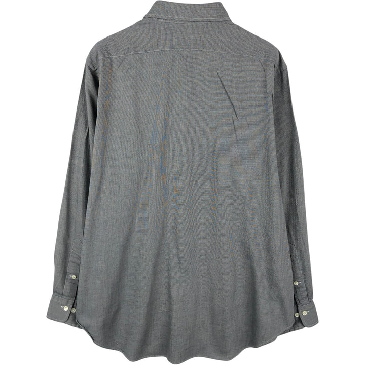 Ralph Lauren POLO by Ralph Lauren ANDREW long sleeve cotton shirt, men's size L cotton gray type Vintage Second Hand