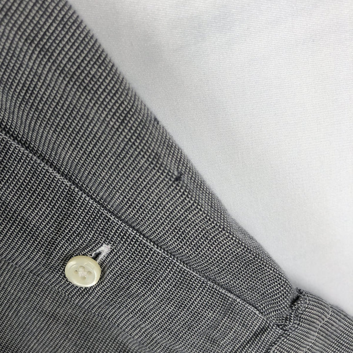 Ralph Lauren POLO by Ralph Lauren ANDREW long sleeve cotton shirt, men's size L cotton gray type Vintage Second Hand