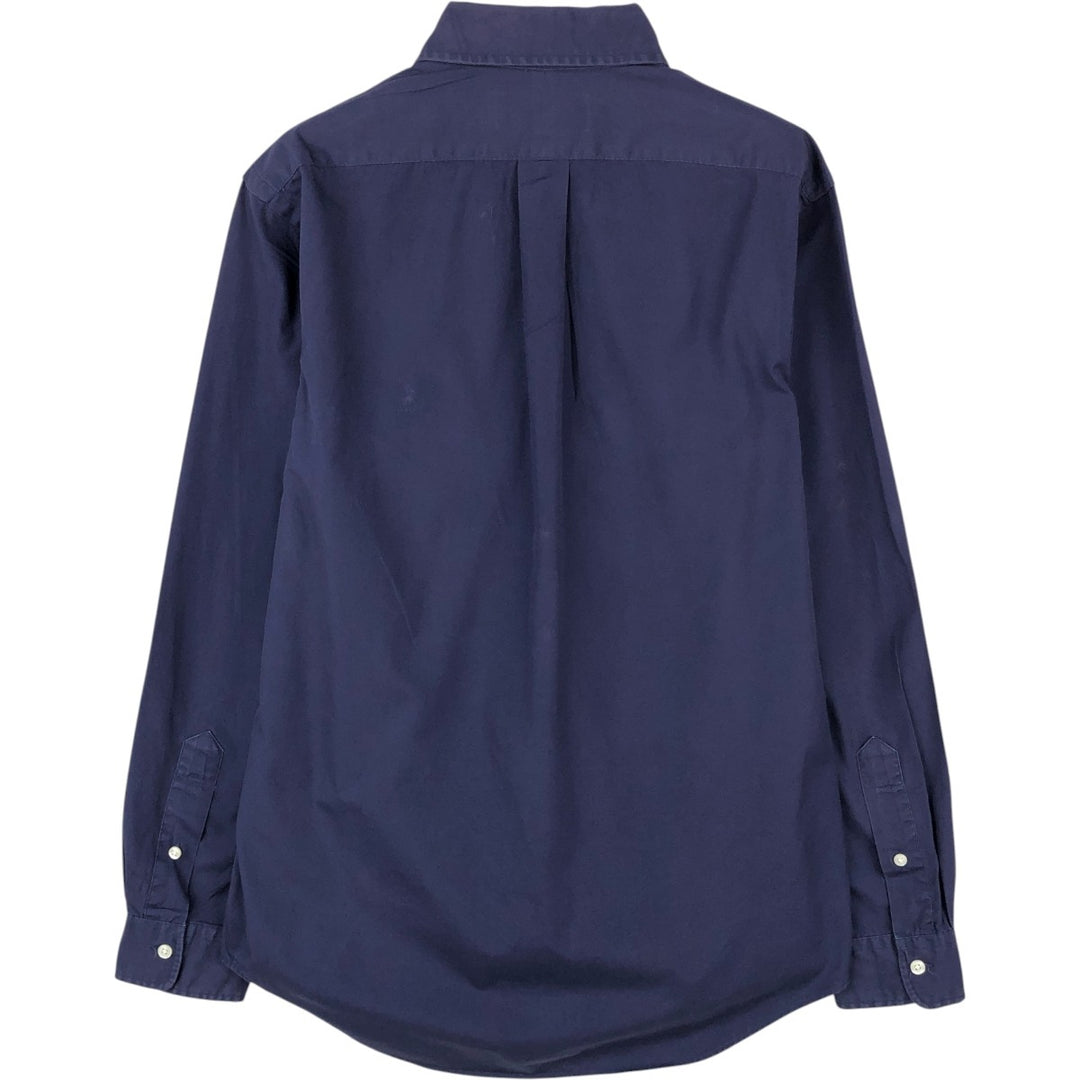 Ralph Lauren CLASSIC FIT Long-Sleeve Button-Down Shirt, Men's Size S (approx.) cotton navy blue type Vintage Second Hand