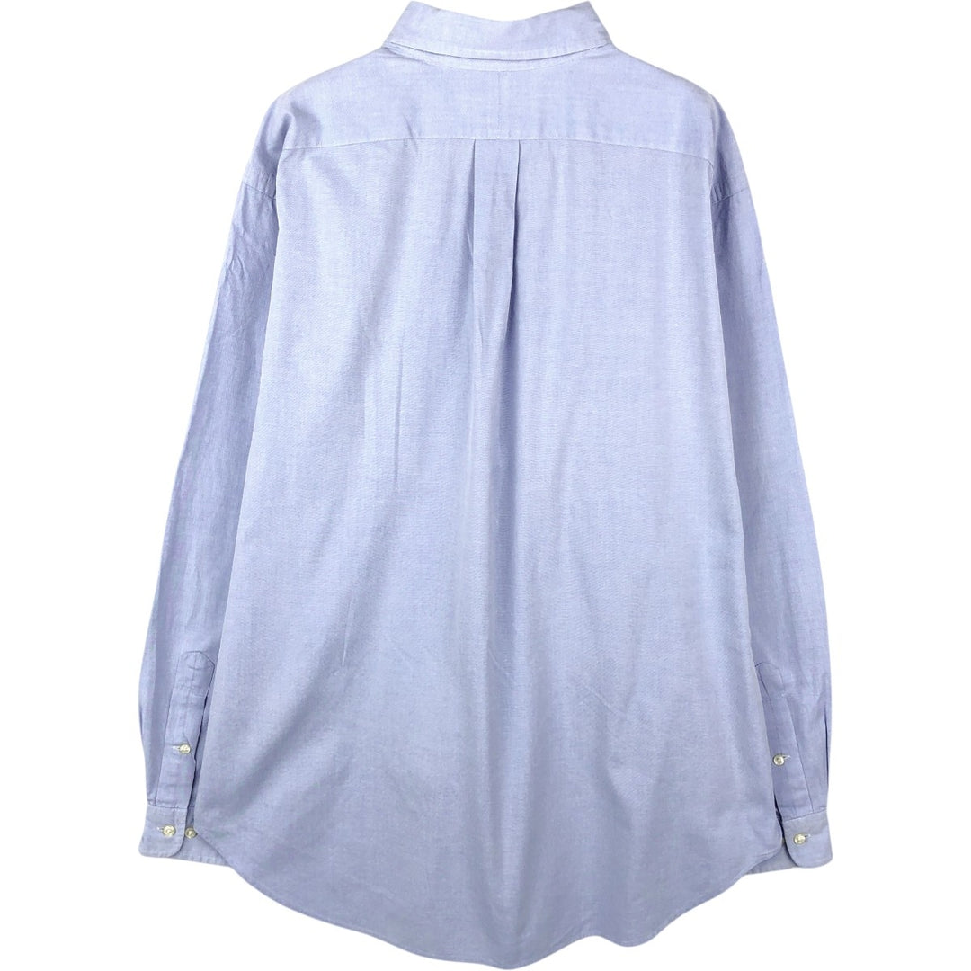 Ralph Lauren Classic Fit Long Sleeve Button Down Shirt Men's XL cotton Blue type light blue Vintage Second Hand