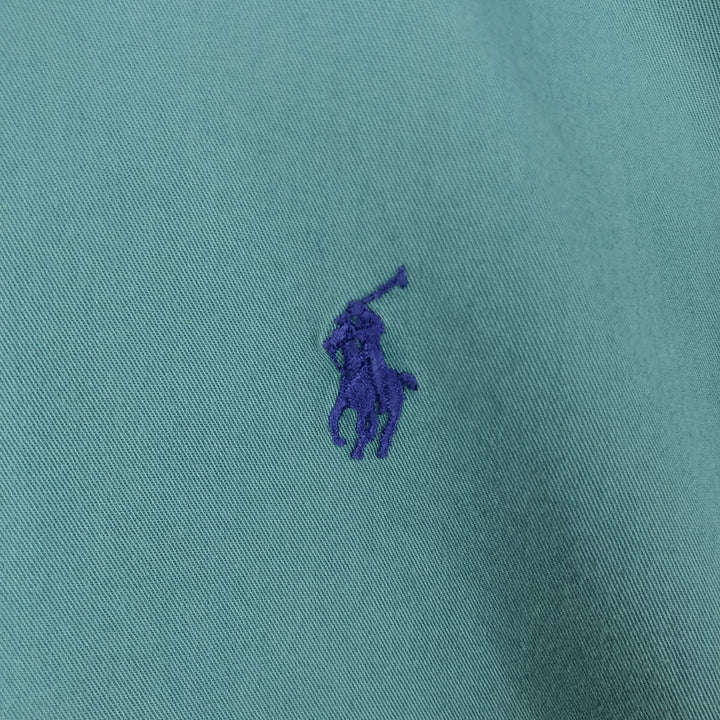 Ralph Lauren BLAKE long sleeve button down shirt, men's size M cotton green type Vintage Second Hand