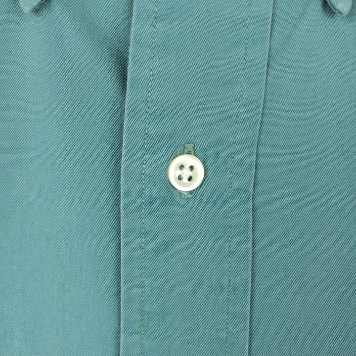 Ralph Lauren BLAKE long sleeve button down shirt, men's size M cotton green type Vintage Second Hand