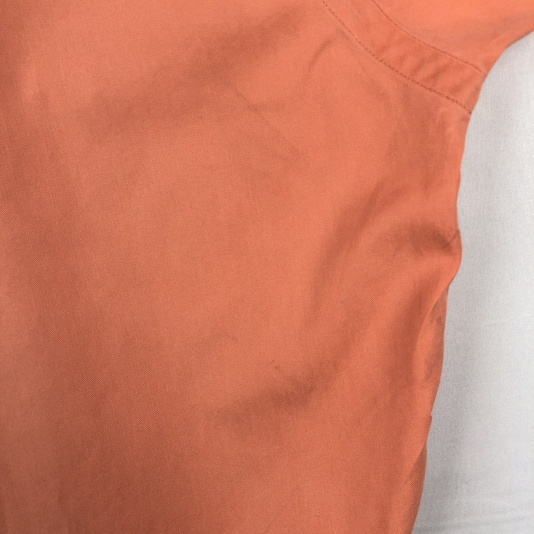 Ralph Lauren BLAKE long sleeve button down shirt, men's size L cotton orange type Vintage Second Hand