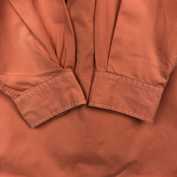 Ralph Lauren BLAKE long sleeve button down shirt, men's size L cotton orange type Vintage Second Hand