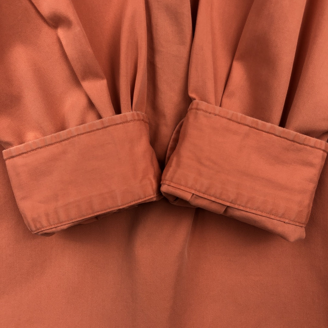 Ralph Lauren BLAKE long sleeve button down shirt, men's size L cotton orange type Vintage Second Hand