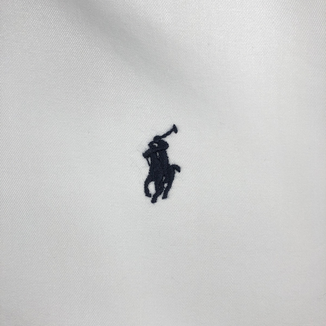 Ralph Lauren BLAIRE long sleeve button down shirt, men's size S cotton white type Vintage Second Hand