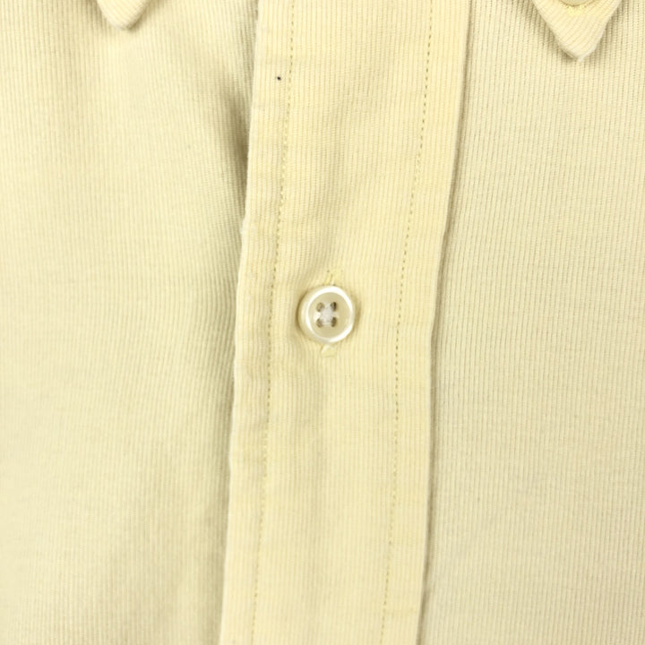 Ralph Lauren BLAKE long sleeve button down shirt, men's XL size cotton yellow type Vintage Second Hand